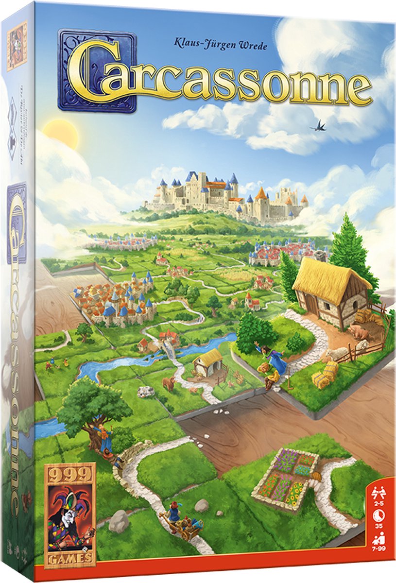 999 Games Carcassonne Basisspel - Strategisch Bordspel