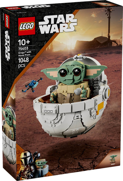 LEGO Star Wars Mandalorian Grogu met Hover Kinderwagen - 75403