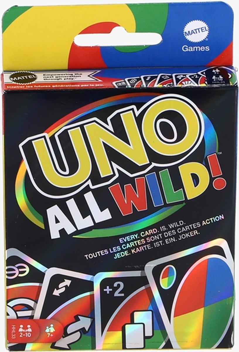 Mattel Games UNO All Wild Kaartspel