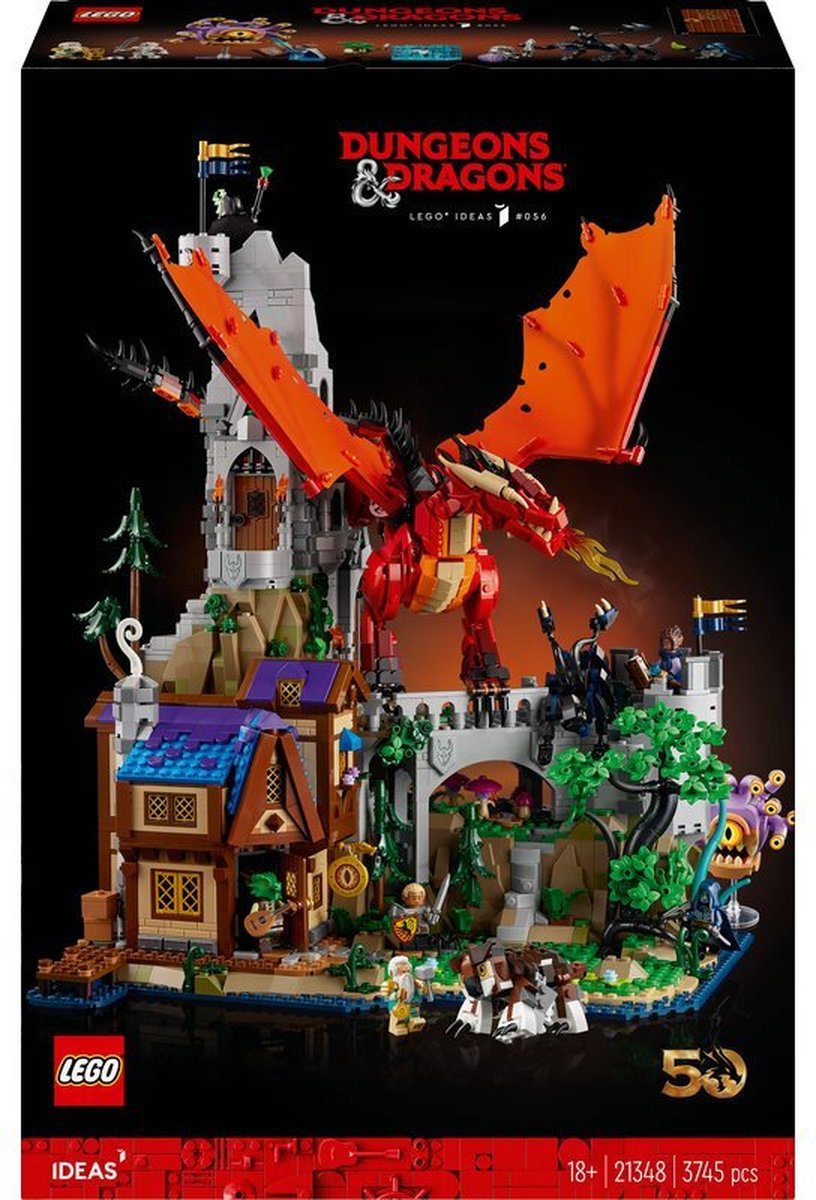 LEGO Ideas Dungeons & Dragons Rode Draak Avontuur - 21348