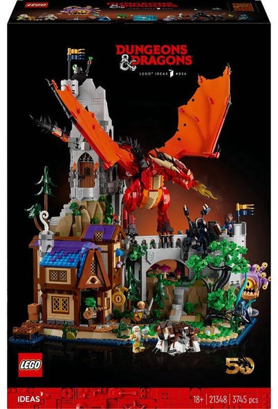 LEGO Ideas Dungeons & Dragons Rode Draak Avontuur - 21348