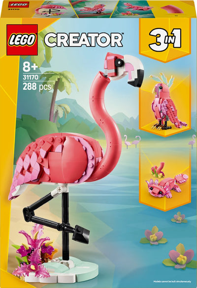 LEGO Creator 3in1 Wilde Dieren: Flamingo Set - 31170