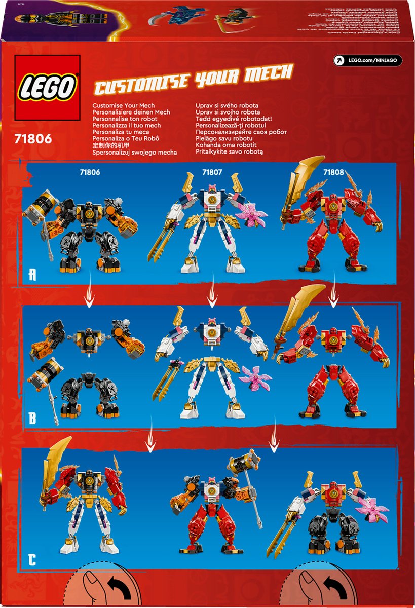 LEGO NINJAGO Elementaire Aardrobot van Cole - 71806