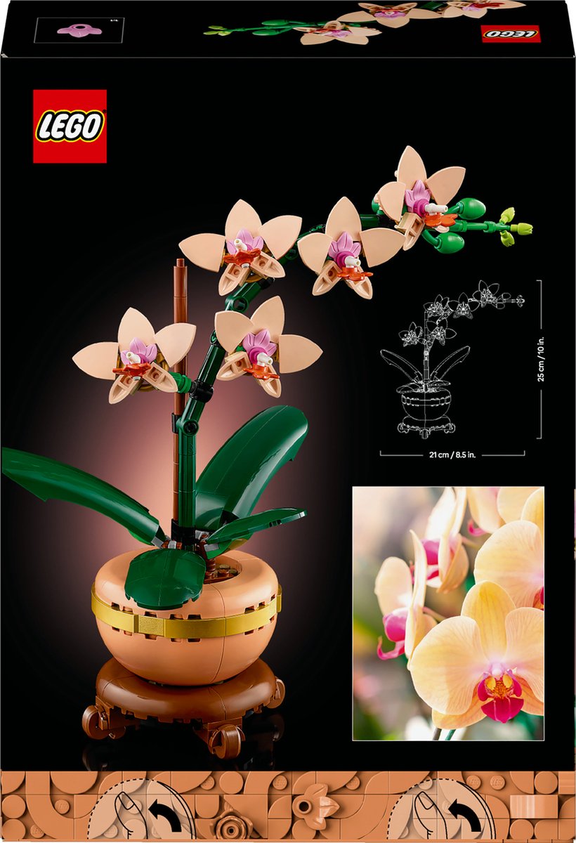 LEGO Icons Mini Orchidee - Botanische Collectie - 10343