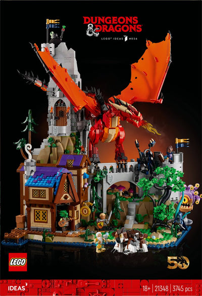 LEGO Ideas Dungeons & Dragons Rode Draak Avontuur - 21348