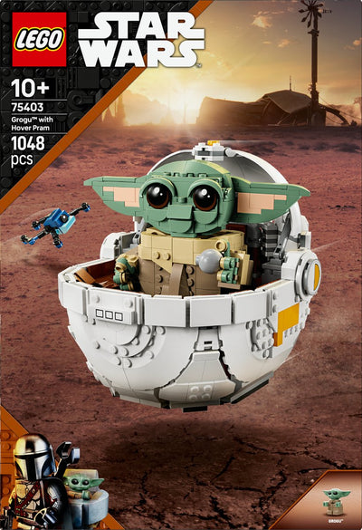 LEGO Star Wars Mandalorian Grogu met Hover Kinderwagen - 75403
