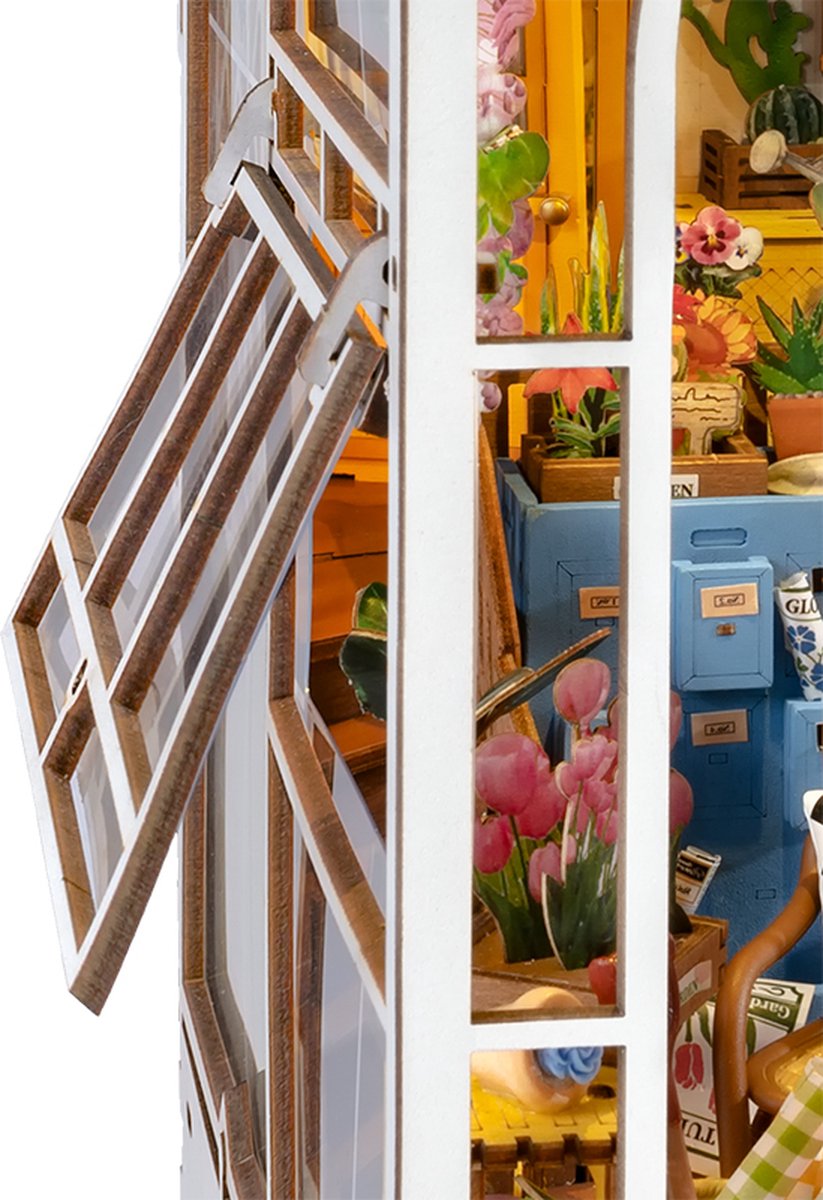 Robotime Rolife Boekhoek Miniatuur Tuin Huis - TGB06 DIY