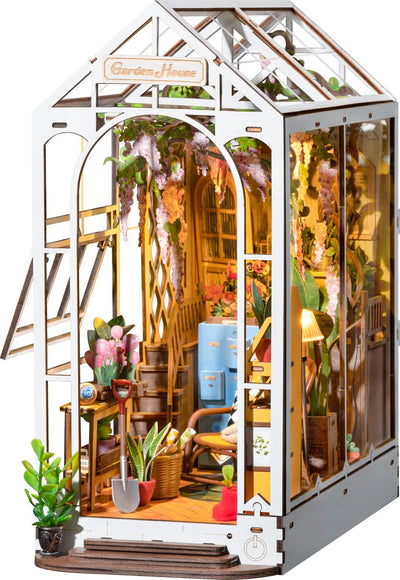 Robotime Rolife Boekhoek Miniatuur Tuin Huis - TGB06 DIY