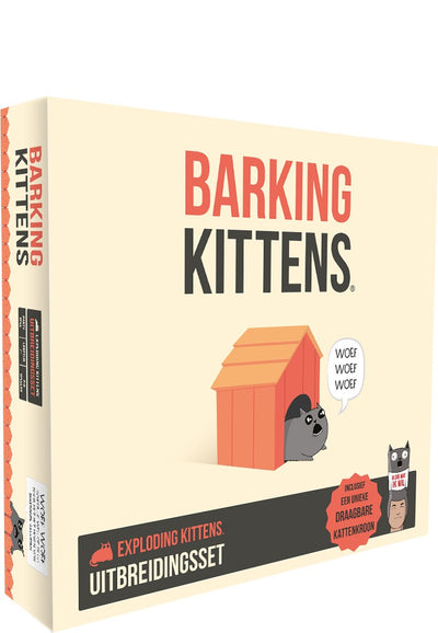 Exploding Kittens Uitbreiding Barking Kittens Kaartspel