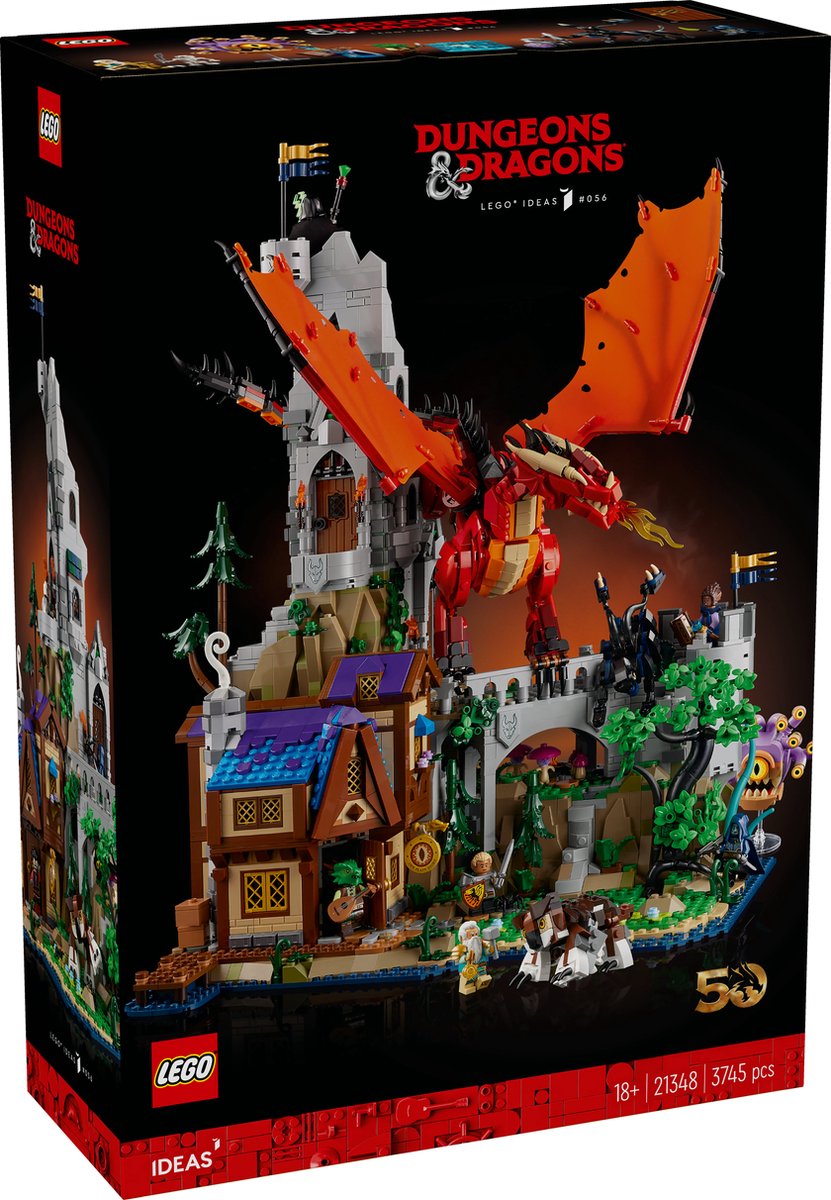 LEGO Ideas Dungeons & Dragons Rode Draak Avontuur - 21348