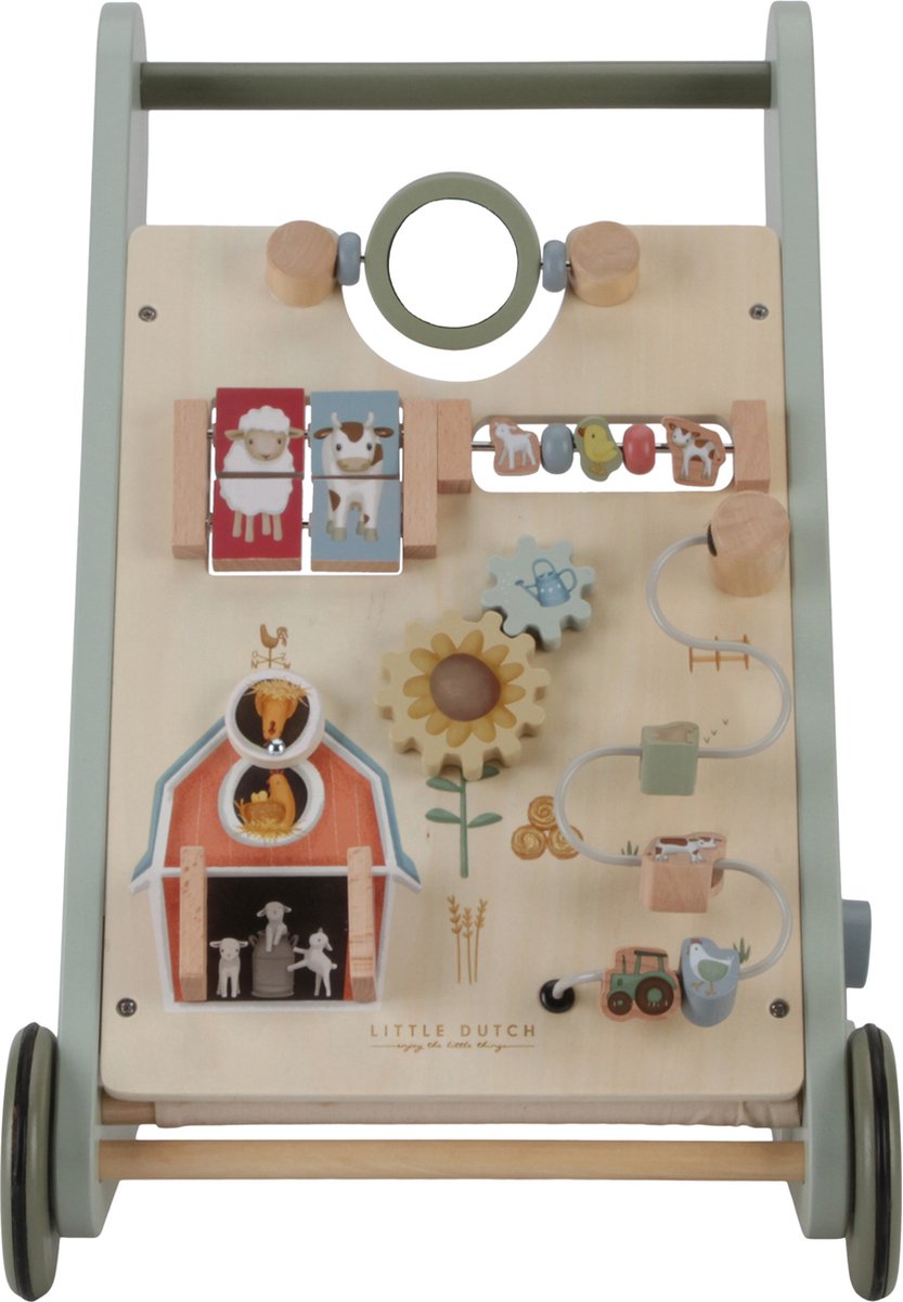 Little Dutch Little Farm Houten Trotteur FSC