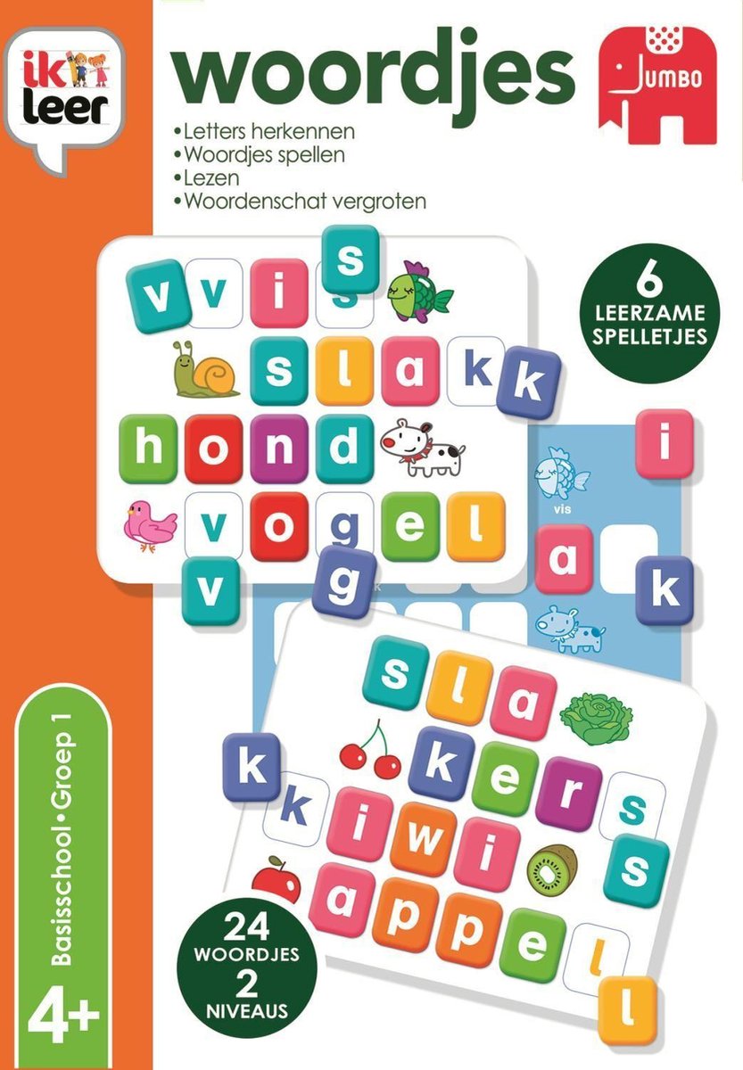 Ik Leer Woordjes - Educatief Boek voor Kinderen