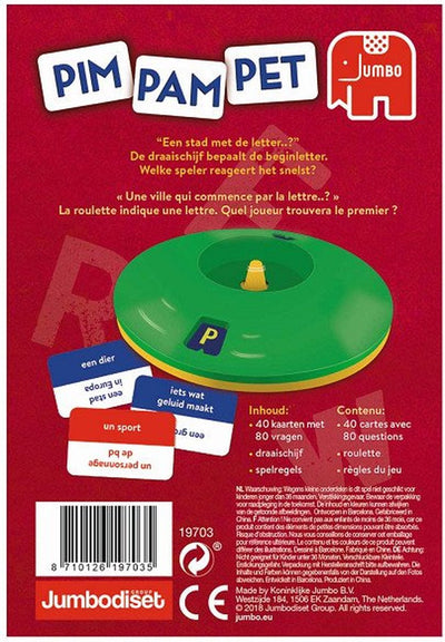 Jumbo Pim Pam Pet Original - Klassiek Gezelschapsspel