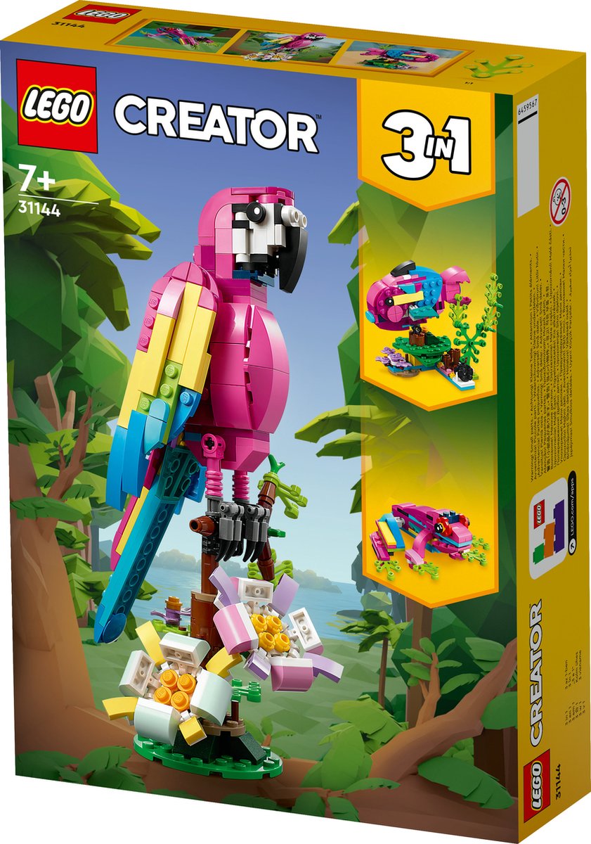LEGO Creator Exotische Roze Papegaai - 31144