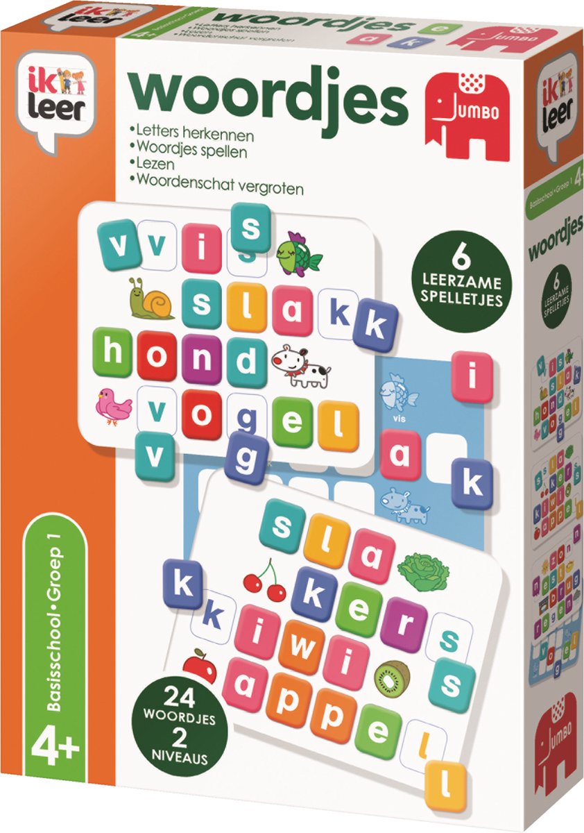 Ik Leer Woordjes - Educatief Boek voor Kinderen