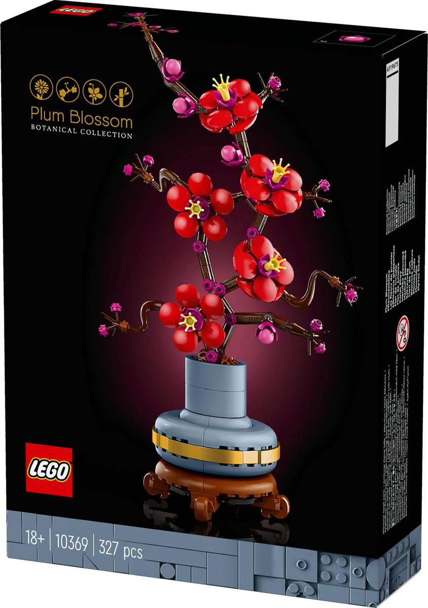 LEGO Icons Japanse Abrikozenboom - Botanische Collectie (10369)