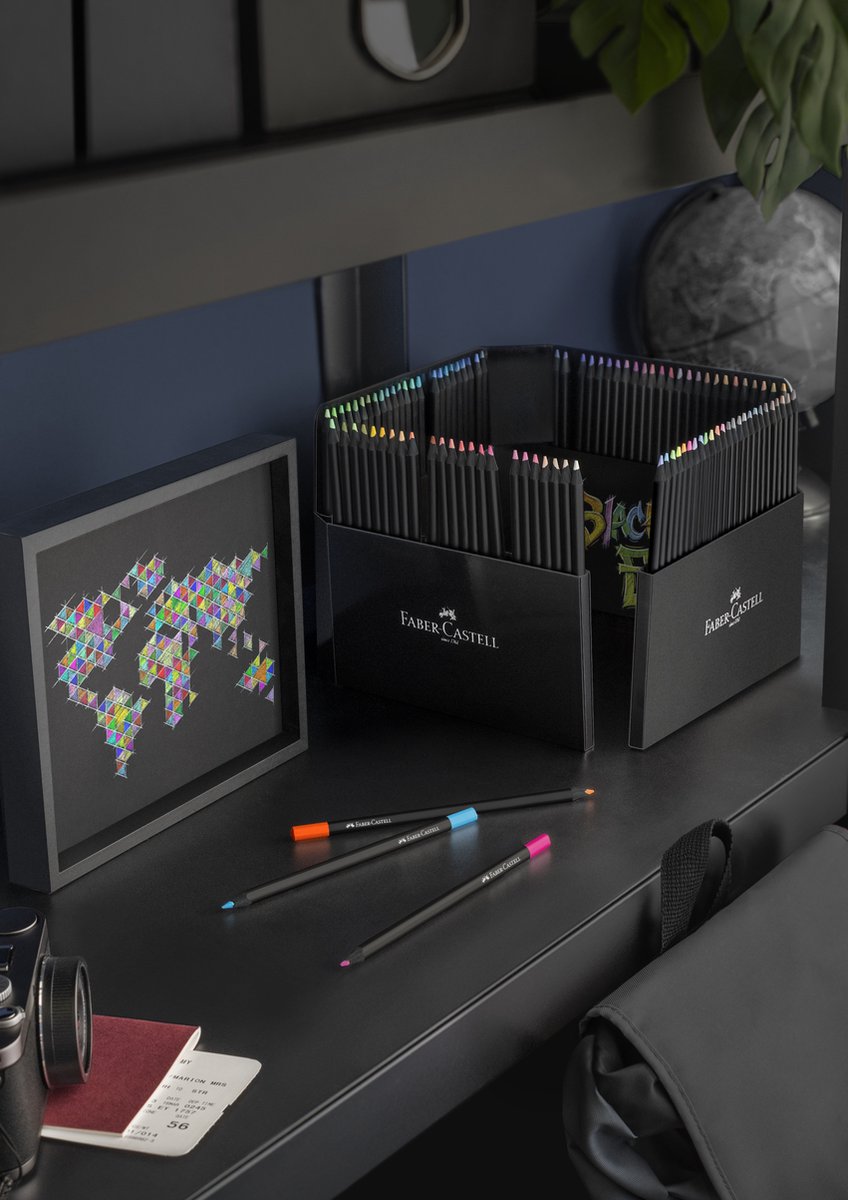 Faber-Castell Kleurpotloden Black Edition 100-delig - FC-116411