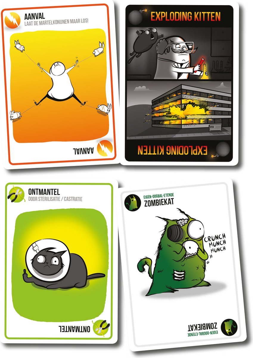 Exploding Kittens NSFW Kaartspel - Nederlandse Édition