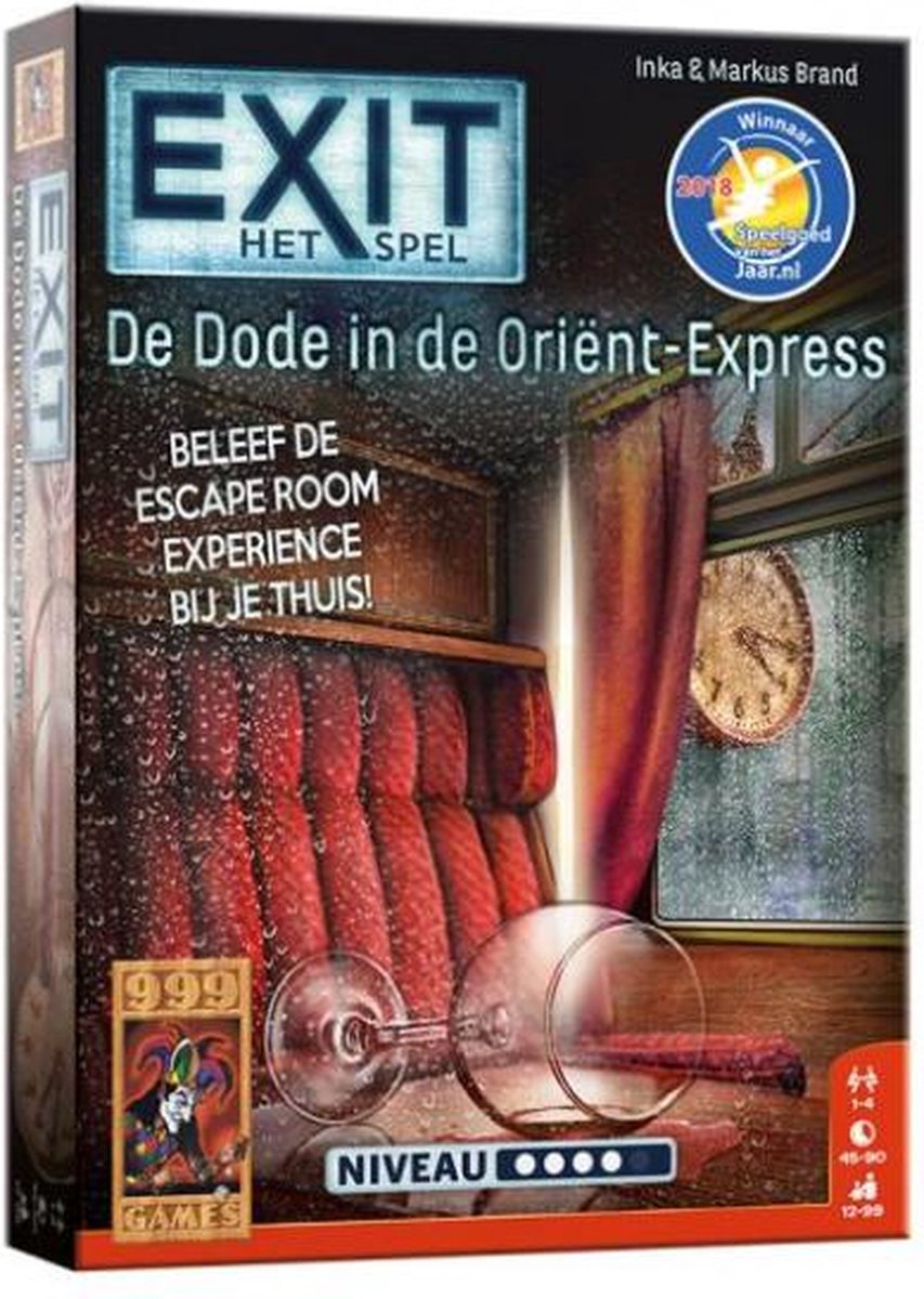999 Games EXIT: De Dode in de Orient Express Spel