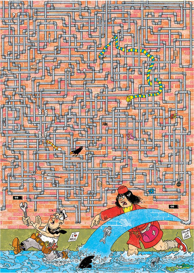 Jan van Haasteren Puzzel - Waar is het Lek? - 500 Stukjes