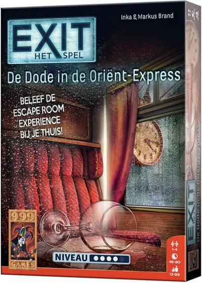 999 Games EXIT: De Dode in de Orient Express Spel