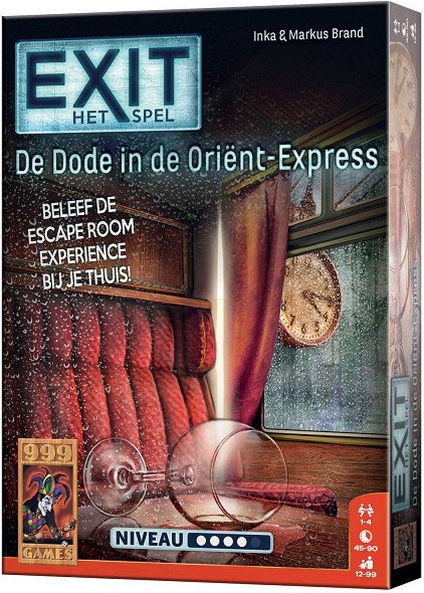 999 Games EXIT: De Dode in de Orient Express Spel