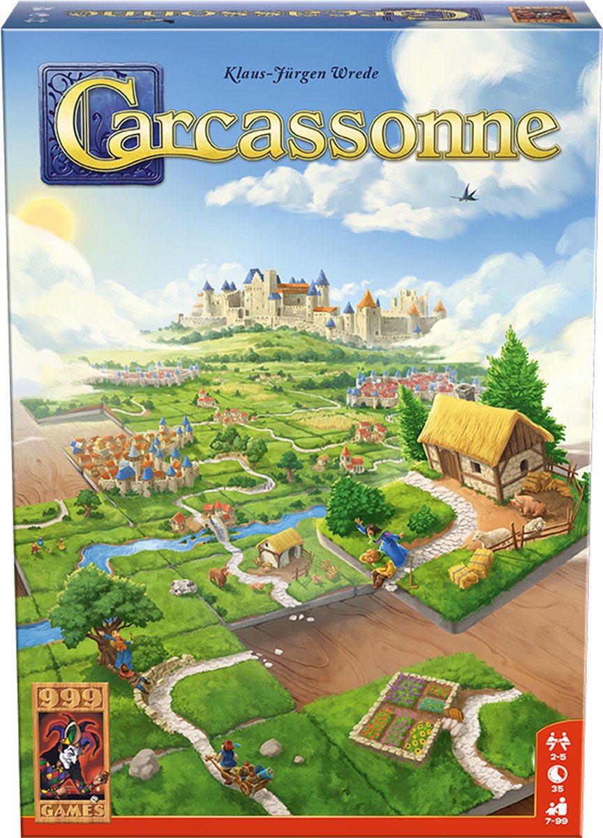 999 Games Carcassonne Basisspel - Strategisch Bordspel