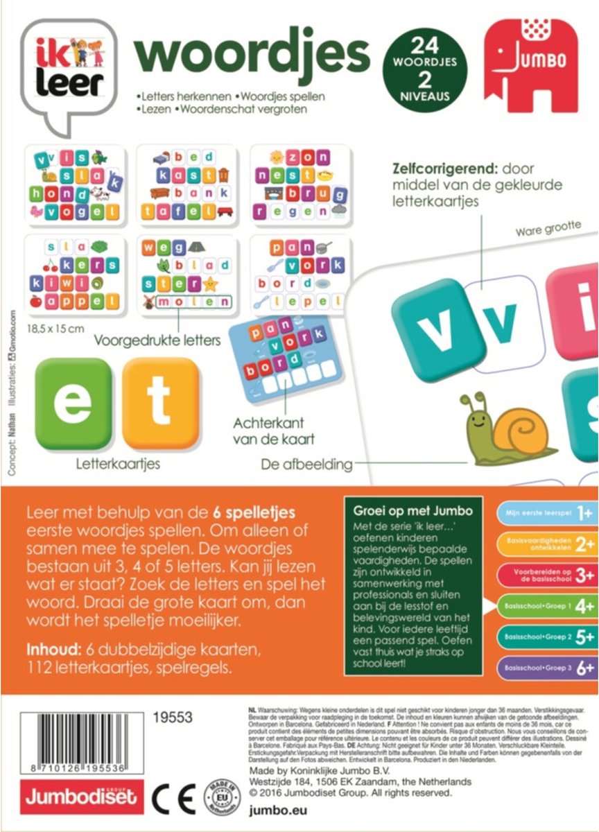 Ik Leer Woordjes - Educatief Boek voor Kinderen