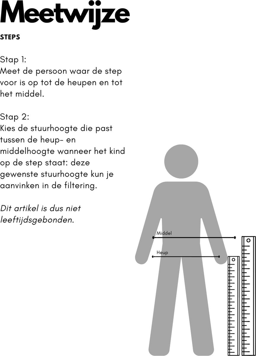 Suotu Kinderstep met LED Verlichting voor Jongens en Meisjes