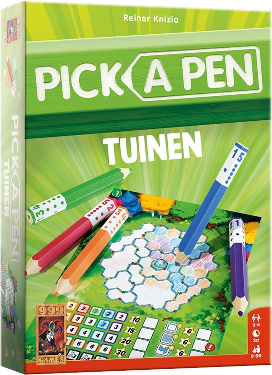 999 Games Tuinspel 'Kies een Pen' - Jardins