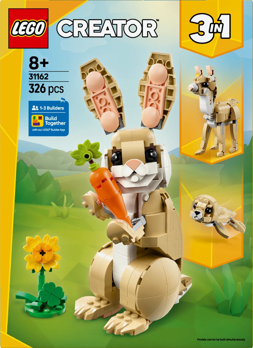 LEGO Creator 3-in-1 Schattige Konijntjes - 31162