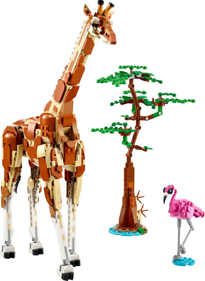 LEGO Creator Safari Dieren 3-in-1: Giraf, Leeuw & Gazellen