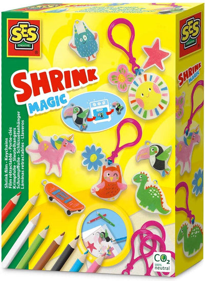 SES Creatieve Sleutelhanger met Krimpfolie