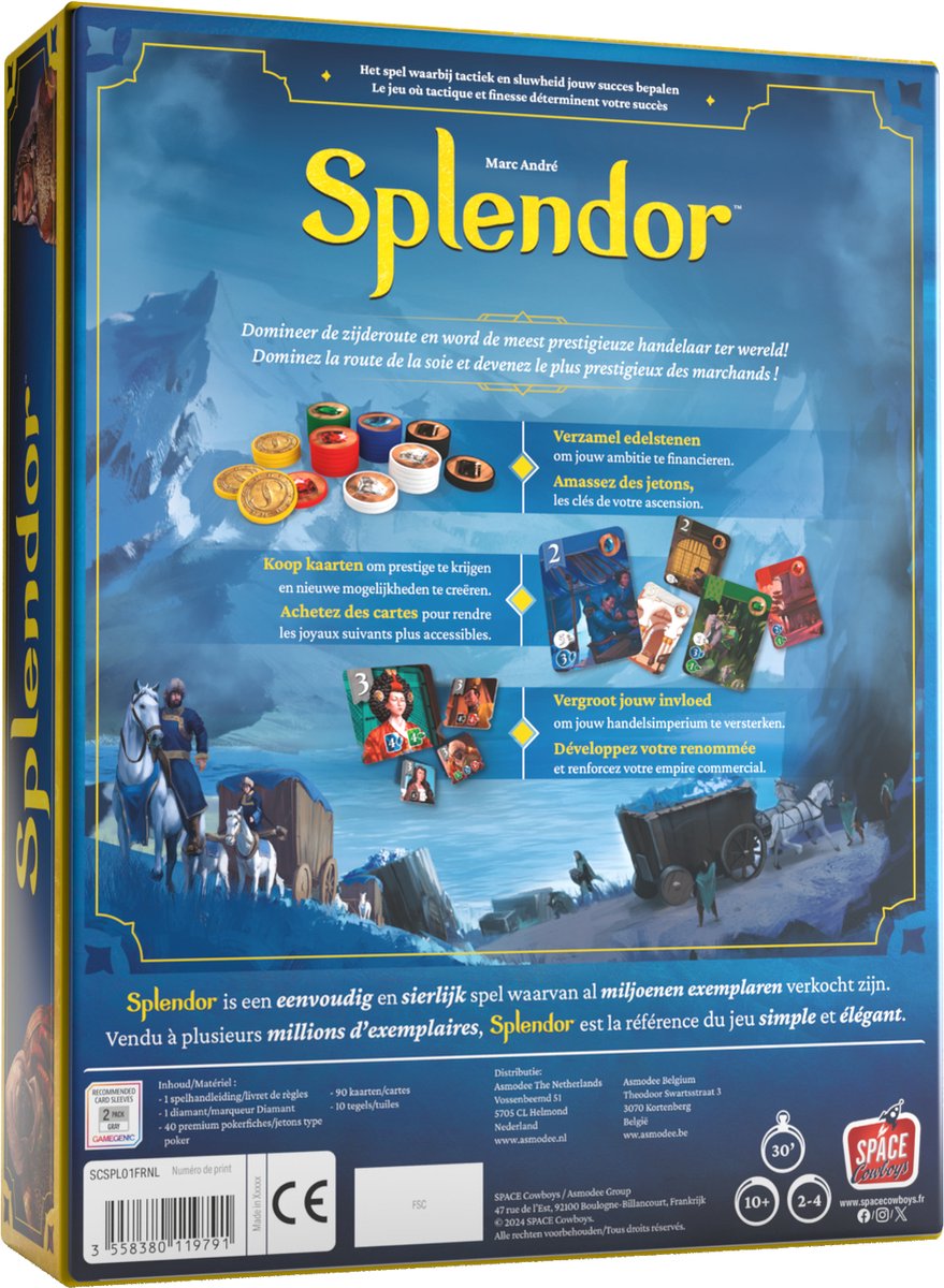 Space Cowboys Splendor Bordspel - Meertalige Editie