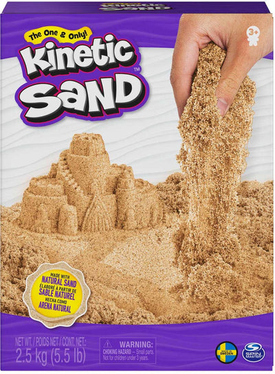 Kinetic Sand Natuurlijk Bruin Zand - 2,5 kg voor Creatief Spel