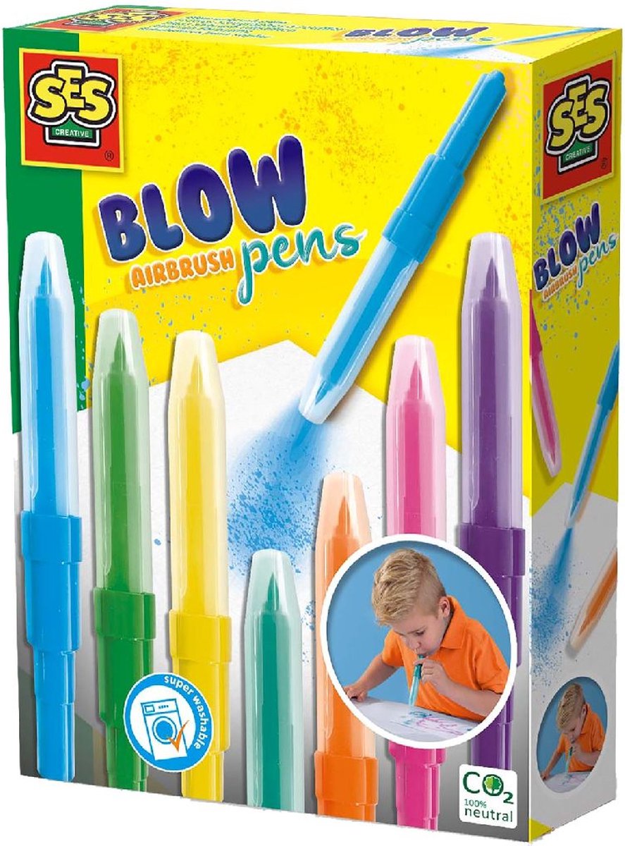 SES Creative Airbrush Stiften Set voor Kinderen