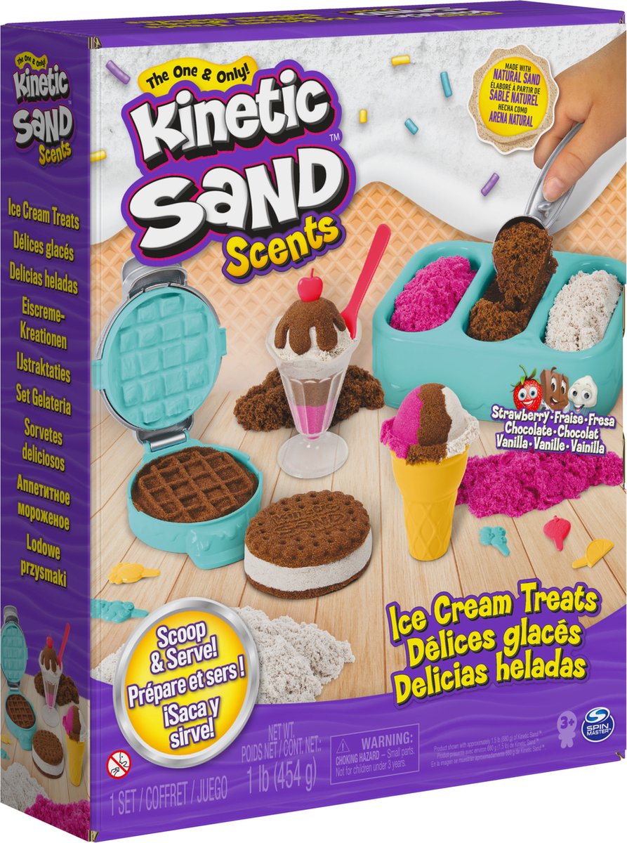 Kinetic Sand Geurend IJstraktatie Speelset - 6059742
