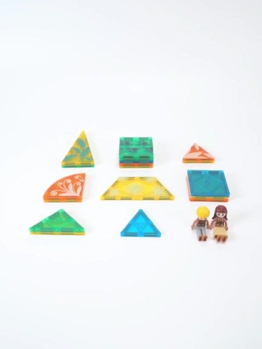 Magnaminds Magnetische Dino Bouwstenen - 49 Stuks