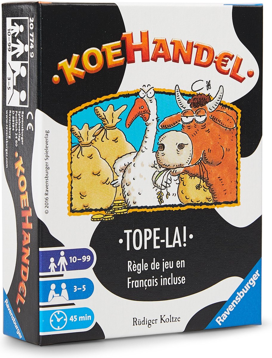 Ravensburger Tope-là Spel - Snel en Spannend Kaartspel