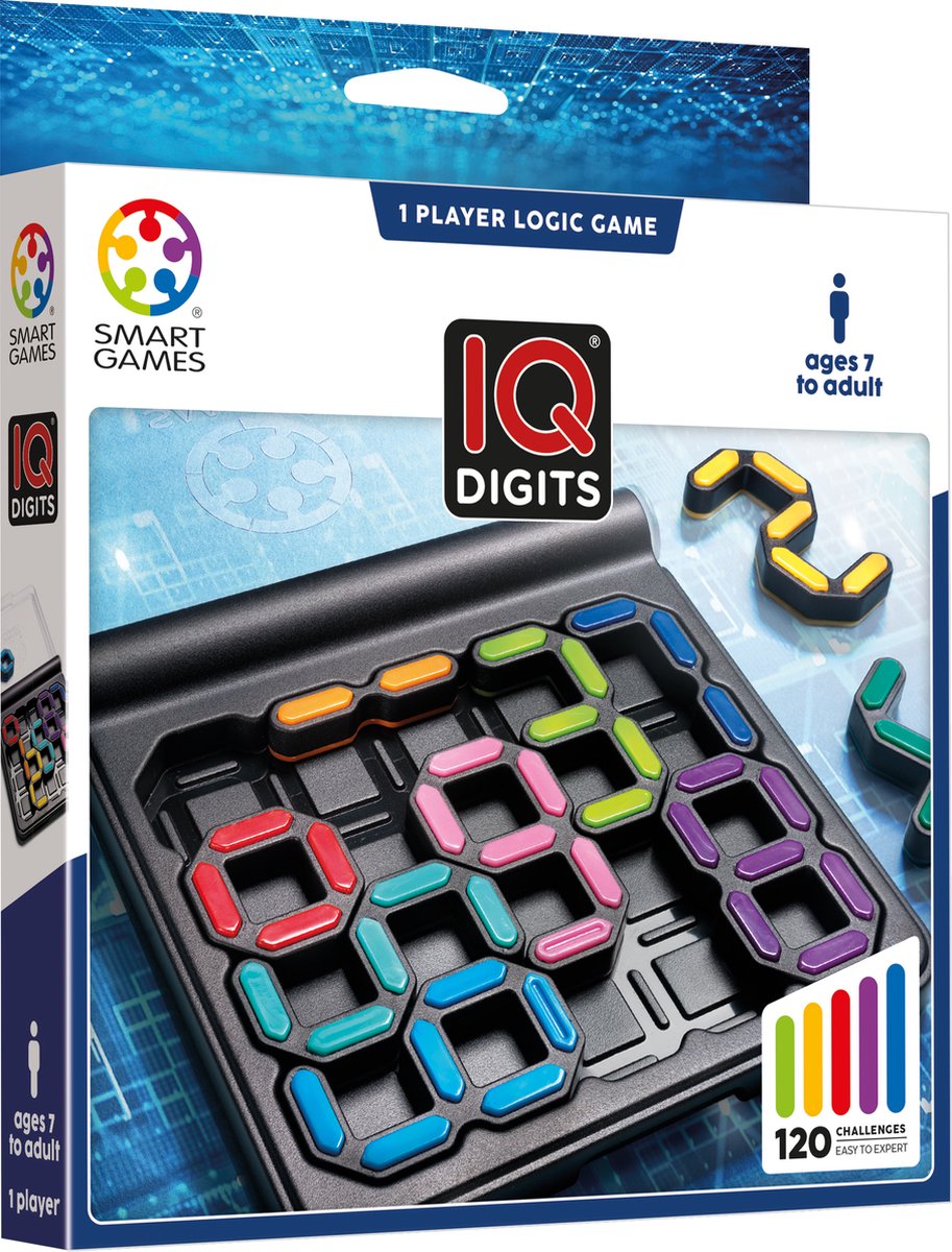 SmartGames IQ Digits - Slim Rekenpuzzelspel