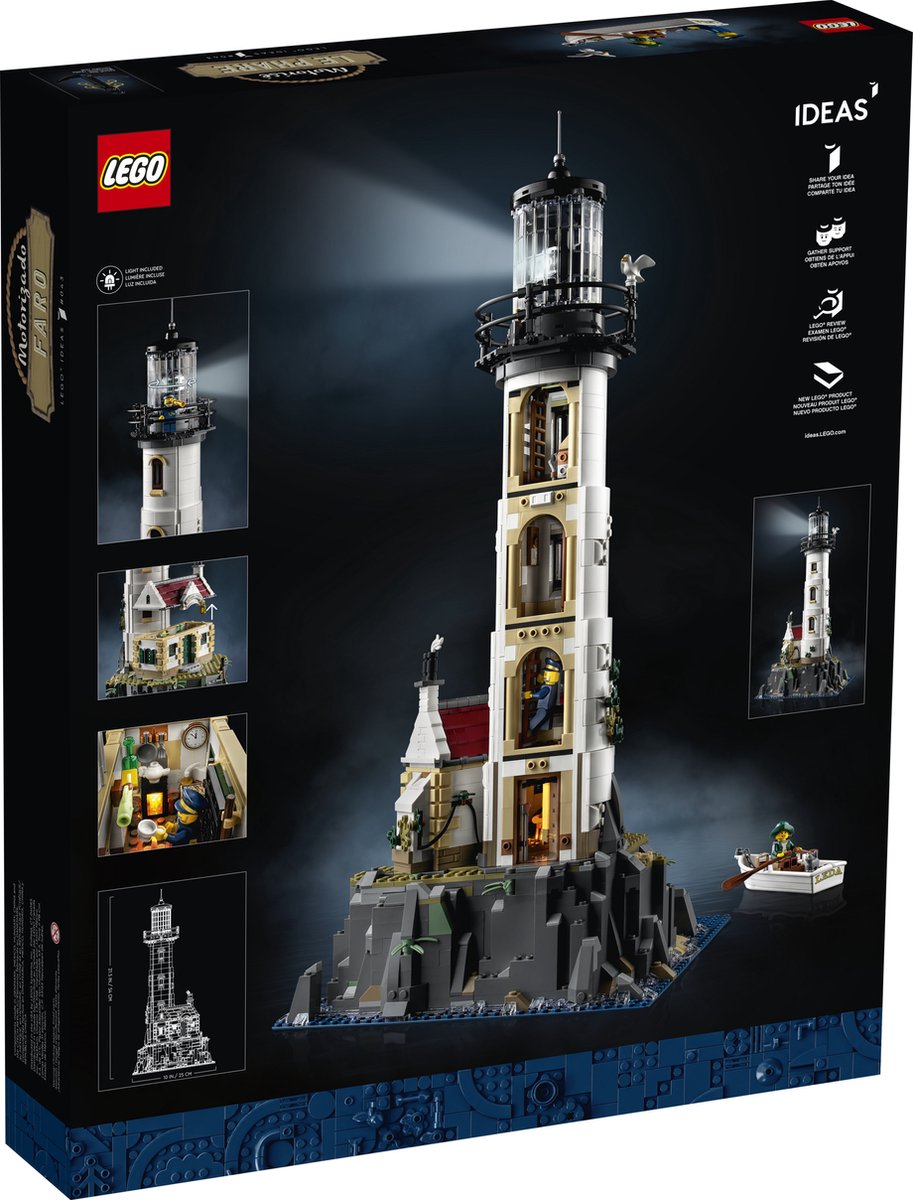 LEGO Ideas Verlichte Vuurtoren - 21335