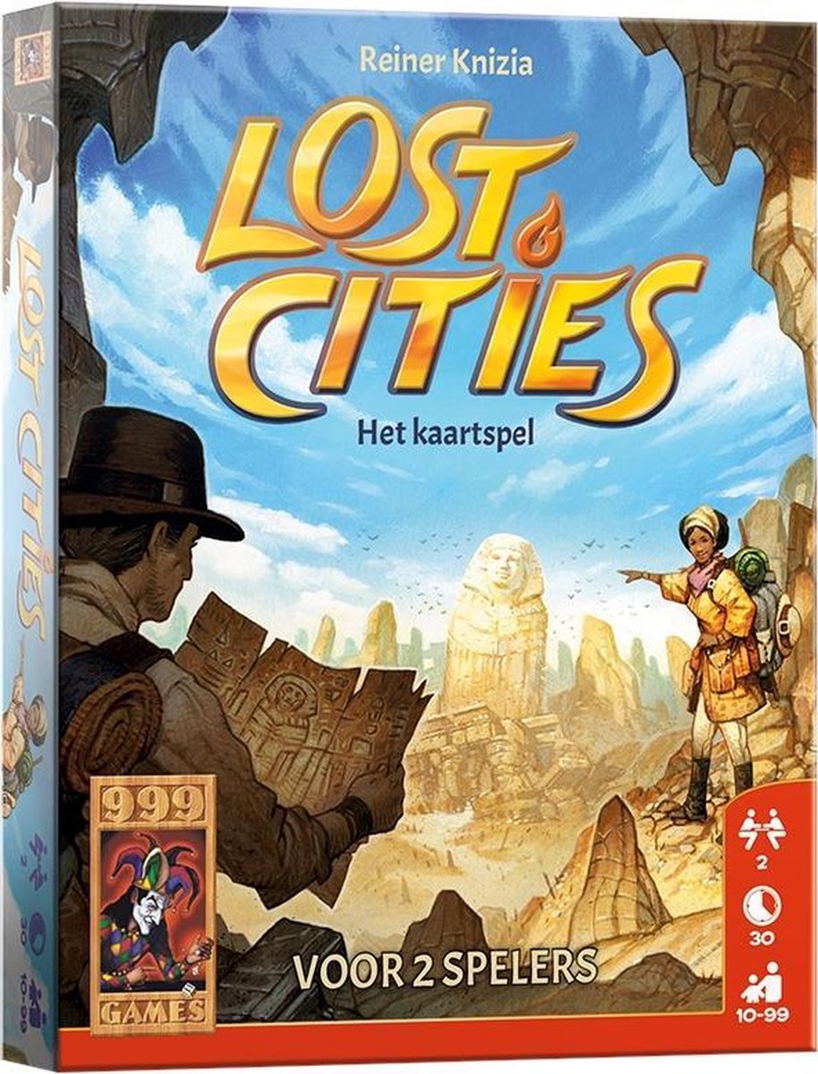 999 Games Lost Cities Kaartspel voor Avonturiers