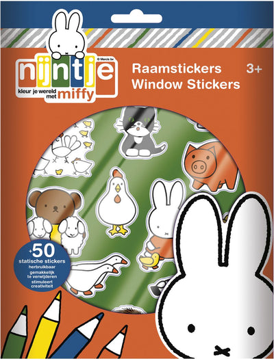 Bambolino Miffy Raamstickers voor Kinderen
