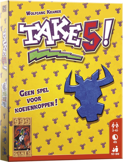 999 Games Take 5! Kaartspel - Snel en Spannend