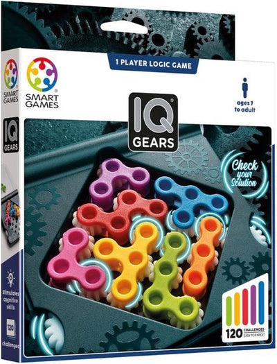 SmartGames IQ Gears - 120 Uitdagende Puzzels