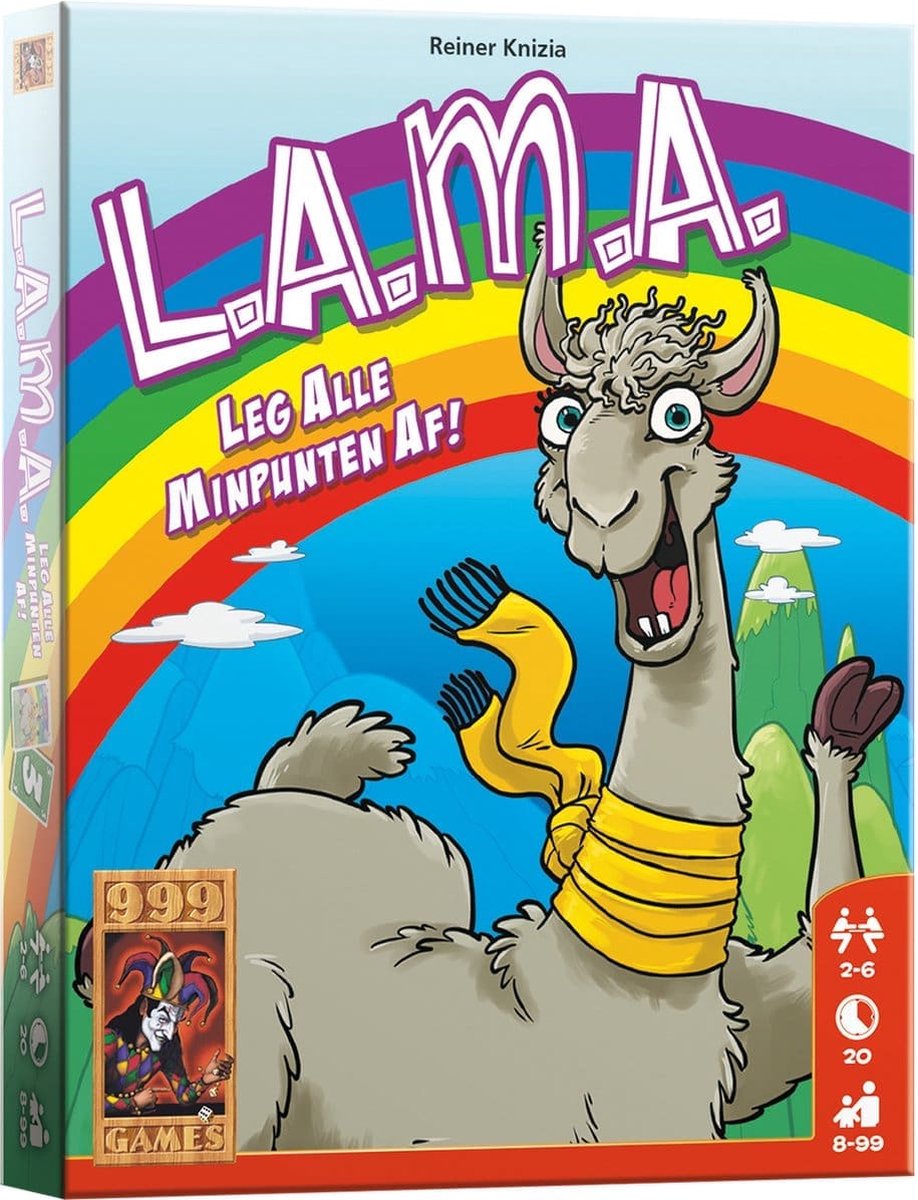 999 Games L.A.M.A. Kaartspel Feesteditie