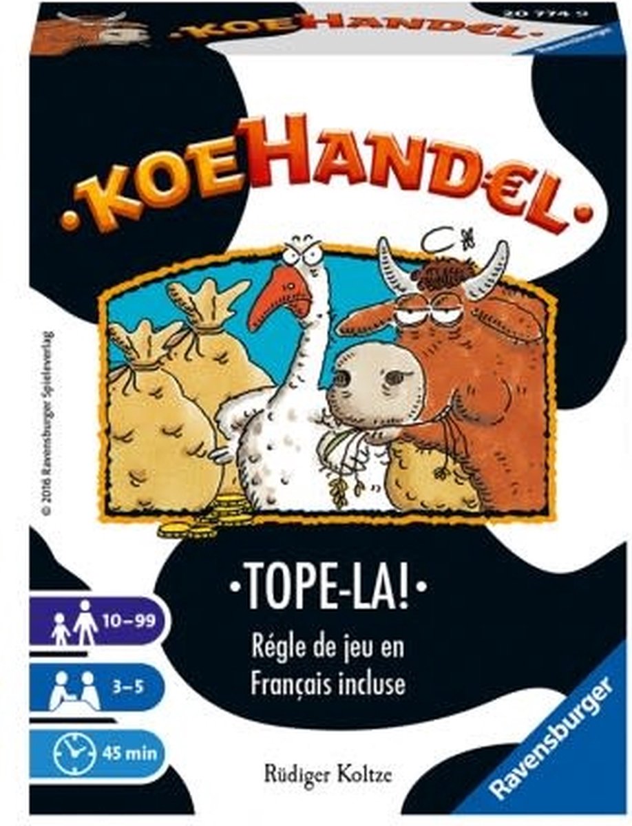 Ravensburger Tope-là Spel - Snel en Spannend Kaartspel
