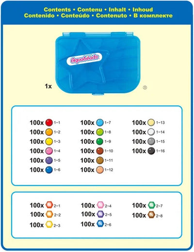 Aquabeads EPOCH La Méga Oplaadset 2400 Kralen