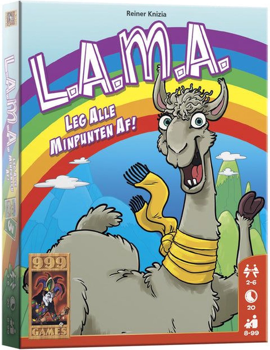 999 Games L.A.M.A. Kaartspel Feesteditie