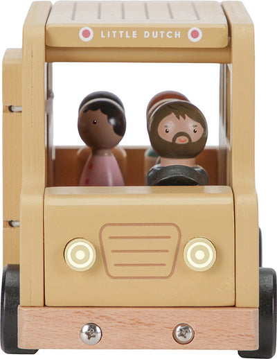 Little Dutch Houten Schoolbus met Figuren FSC
